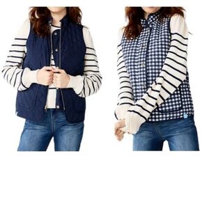 Draper James NWT Women’s Reversible Vest Size M